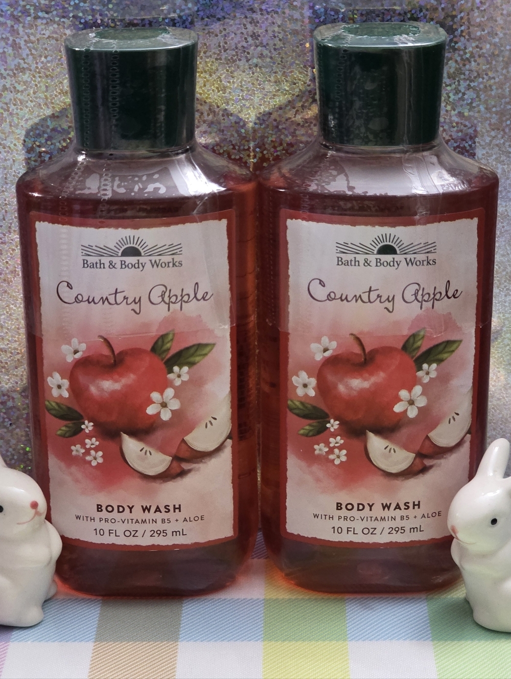 Bath & Body Works Country Apple Body Wash Set of 2 NEW Rare